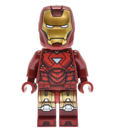 Iron Man - Mark 6 Armor, Large Helmet Visor, Light Nougat Head