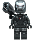 War Machine - Pearl Dark Gray and Silver Armor with Neck Bracket, Ingot, Plate with Clip and Shooter