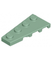Sand Green Wedge, Plate 4 x 2 Left