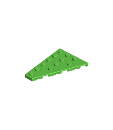 Bright Green Wedge, Plate 6 x 4 Left