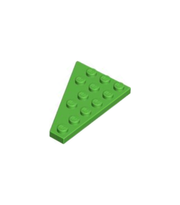 Bright Green Wedge, Plate 6 x 4 Right