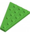 Bright Green Wedge, Plate 6 x 4 Right