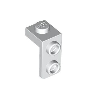 White Bracket 1 x 1 - 1 x 2