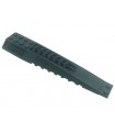 Dark Bluish Gray Wedge 16 x 4 Triple Curved with Reinforcements with Black Air Vents Pattern (Stickers)