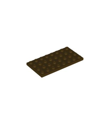 Dark Brown Plate 4 x 8