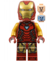Iron Man - Mark 85 Armor, Large Helmet Visor, Thick Red Markings on Torso