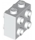 White Brick, Modified 1 x 2 x 1 2/3 with Studs on Sides
