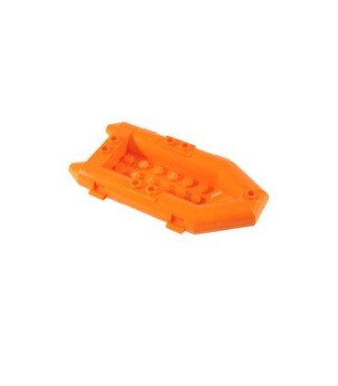 Orange Boat, Rubber Raft, Small