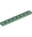 Sand Green Plate 1 x 8
