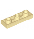 Tan Tile, Modified 1 x 3 Inverted with Hole