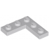 Light Bluish Gray Plate 3 x 3 Corner