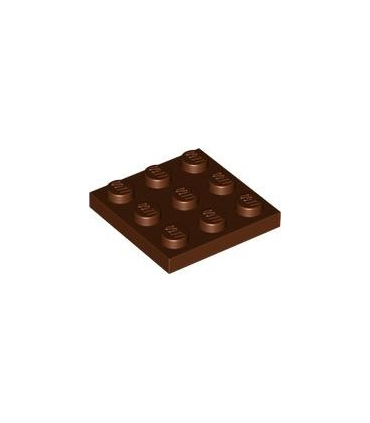 Reddish Brown Plate 3 x 3