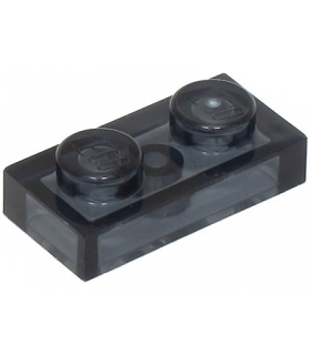 Trans-Black Plate 1 x 2