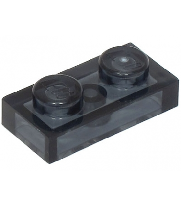 Trans-Black Plate 1 x 2