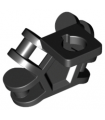 Black Minifigure Neck Bracket with 4 Angled Bar Handles
