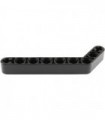 Black Technic, Liftarm 1 x 9 Bent (7 - 3) Thick