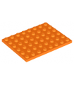 Orange Plate 6 x 8