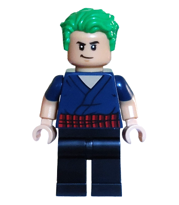 Roronoa Zoro - Dark Blue Shirt, Hair / One Piece