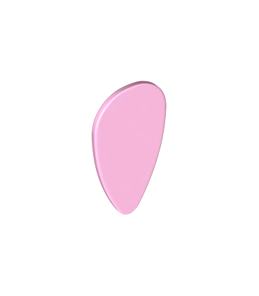 Bright Pink Minifigure, Shield Oval
