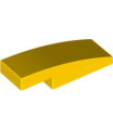 Yellow Slope, Curved 3 x 1 x 2/3