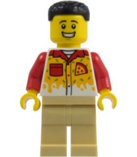Pizza Chef - Male, Tan Legs, Black Hair