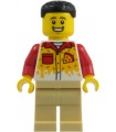 Pizza Chef - Male, Tan Legs, Black Hair
