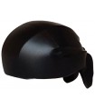 Black Minifigure, Headgear Hat, Cloth Wrap / Bandana with Double Tail in Back, Few Folds