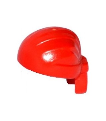 Red Minifigure, Headgear Hat, Cloth Wrap / Bandana with Double Tail in Back, Many Folds