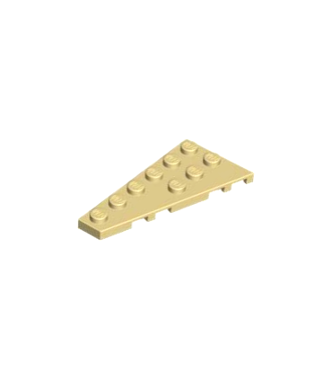 Tan Wedge, Plate 6 x 3 Left