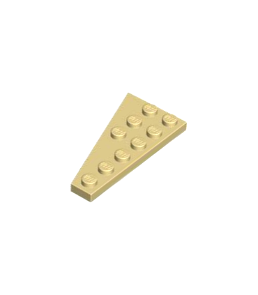 Tan Wedge, Plate 6 x 3 Right