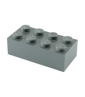 Dark Bluish Gray Brick 2 x 4