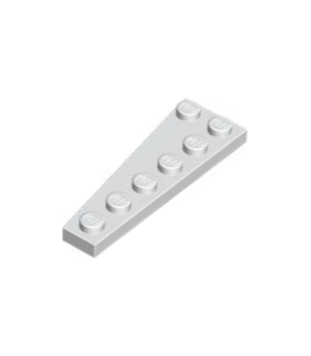 White Wedge, Plate 6 x 2 Right