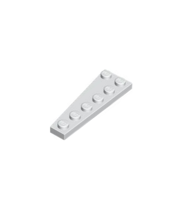White Wedge, Plate 6 x 2 Right