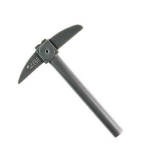 Dark Bluish Gray Minifig, Utensil Pickaxe