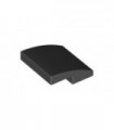 Black Slope, Curved 2 x 2 No Studs