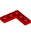 Red Plate 3 x 3 Corner