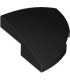 Black Slope, Curved 2 x 2 x 2/3 Corner Round
