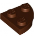 Reddish Brown Plate, Round Corner 2 x 2