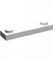 White Plate, Modified 1 x 4 with 2 Studs