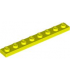 Neon Yellow Plate 1 x 8