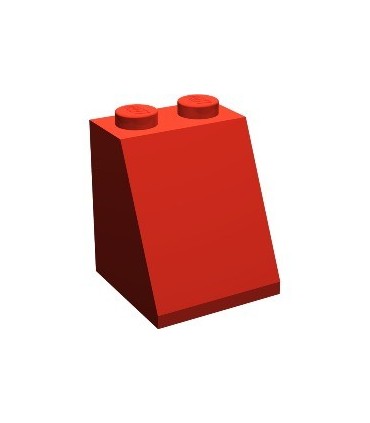 Red Slope 65 2 x 2 x 2 with Bottom Tube