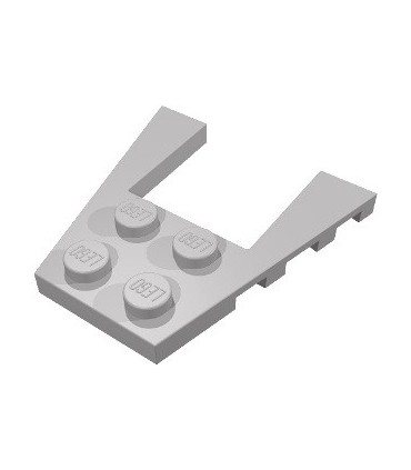 Light Bluish Gray Wedge, Plate 4 x 4