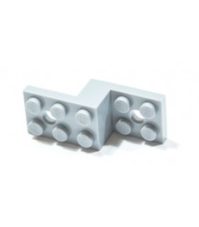 Light Bluish Gray Bracket 5 x 2 x 1 1/3 with 2 Holes
