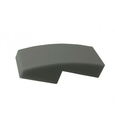Dark Bluish Gray Slope, Curved 2 x 1 No Studs