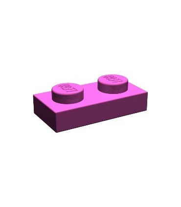 Magenta Plate 1 x 2