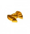 Bright Light Orange Friends Accessories Hair Decoration, Bow with Heart, Long Ribbon and Pin
