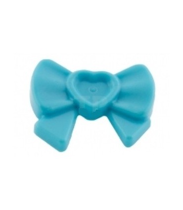 Medium Azure Friends Accessories Hair Decoration, Bow with Heart, Long Ribbon and Pin