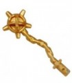 Pearl Gold Minifig, Weapon Spiked Flail