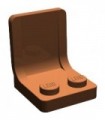 Reddish Brown Minifigure, Utensil Seat / Chair 2 x 2 with Center Sprue Mark