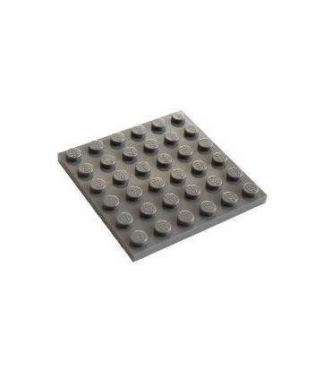 Dark Gray Plate 6 x 6